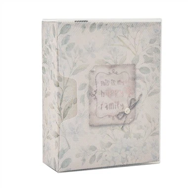 Photo Album Floral Plastic Pocket